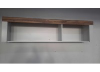 LIVING HOLTEN HANGING CABINET OPEN SHELF OAK/WHIT